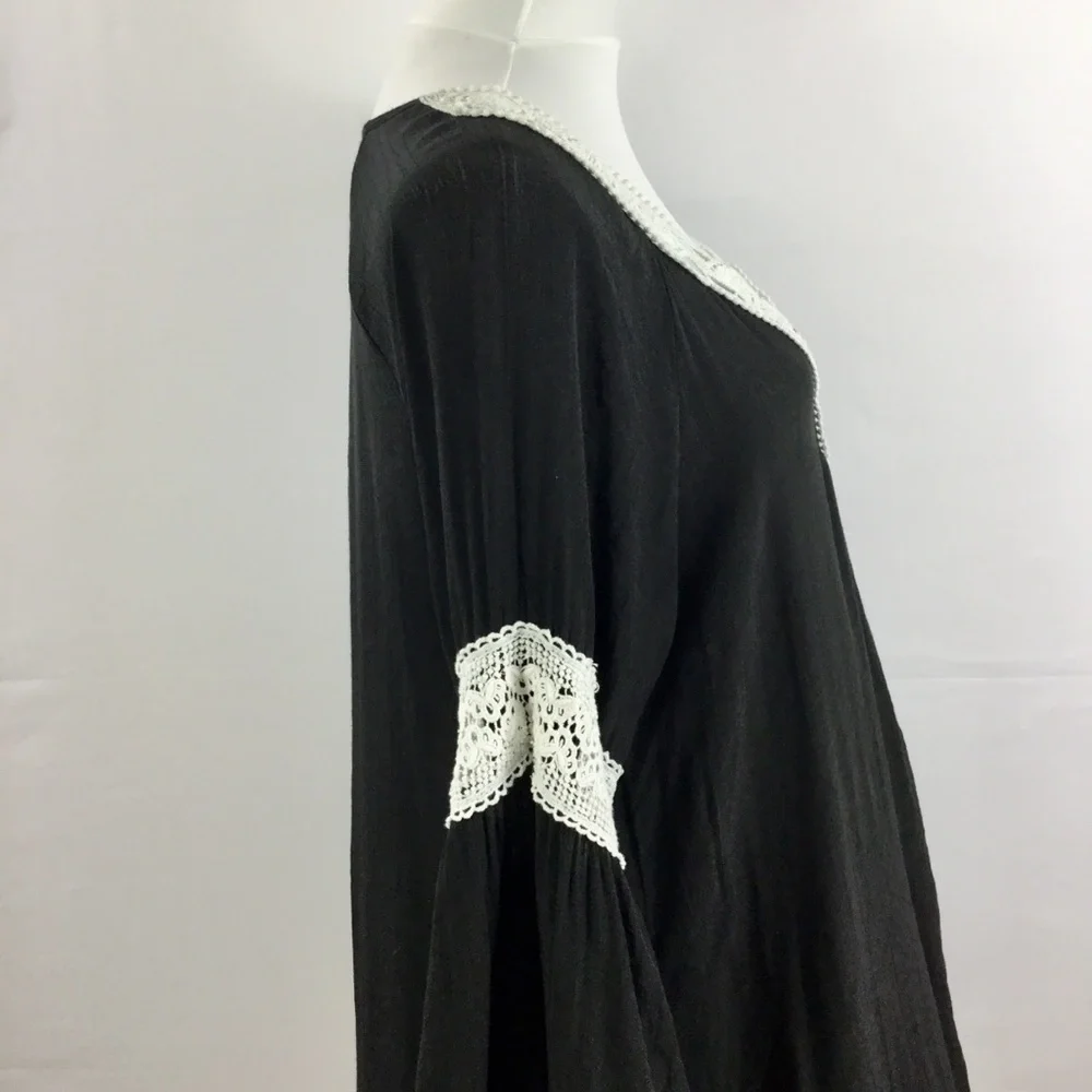 Umgee Bohemian Tunic Peasant Top Blouse Size 1XL - Picture 10 of 13